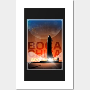 BOCA CHICA SPACEPORT Posters and Art